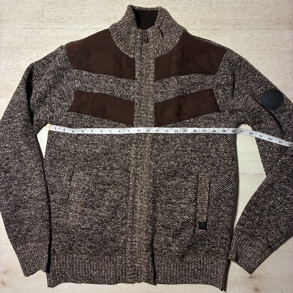 Buffalo David Bitton Men's Full-Zip Sweater Jacket or "Shacket" Size Small (NWT) - Picture 3 of 6